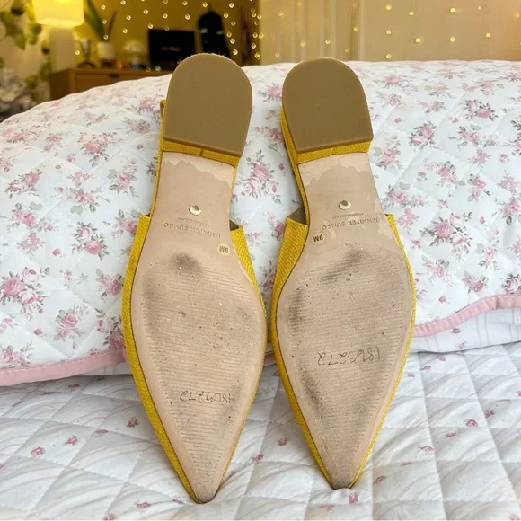 Jennifer Sumko x Antonio Melani LaMinerva Shell Slingback Flats Coastal Southern - Picture 6 of 8